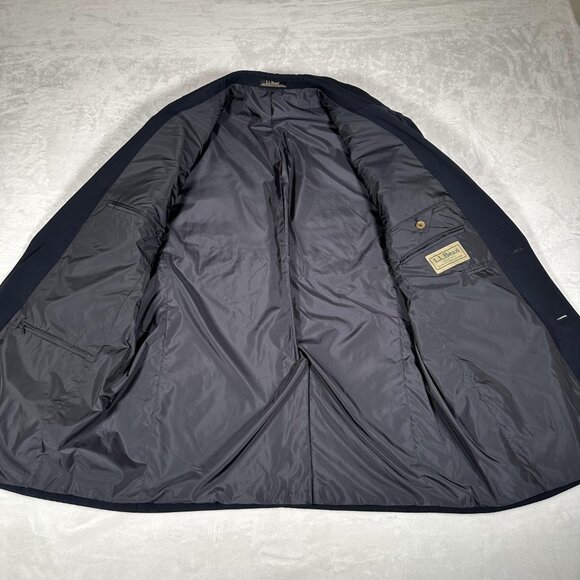 Vintage L.L. Bean Blazer Men Size 42T Blue Golden Buttons 2-Button Sport Coat EU - Picture 6 of 13